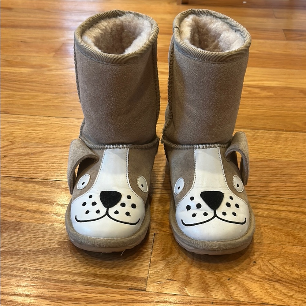Cute Dog Face Boots for Kids - EMU
